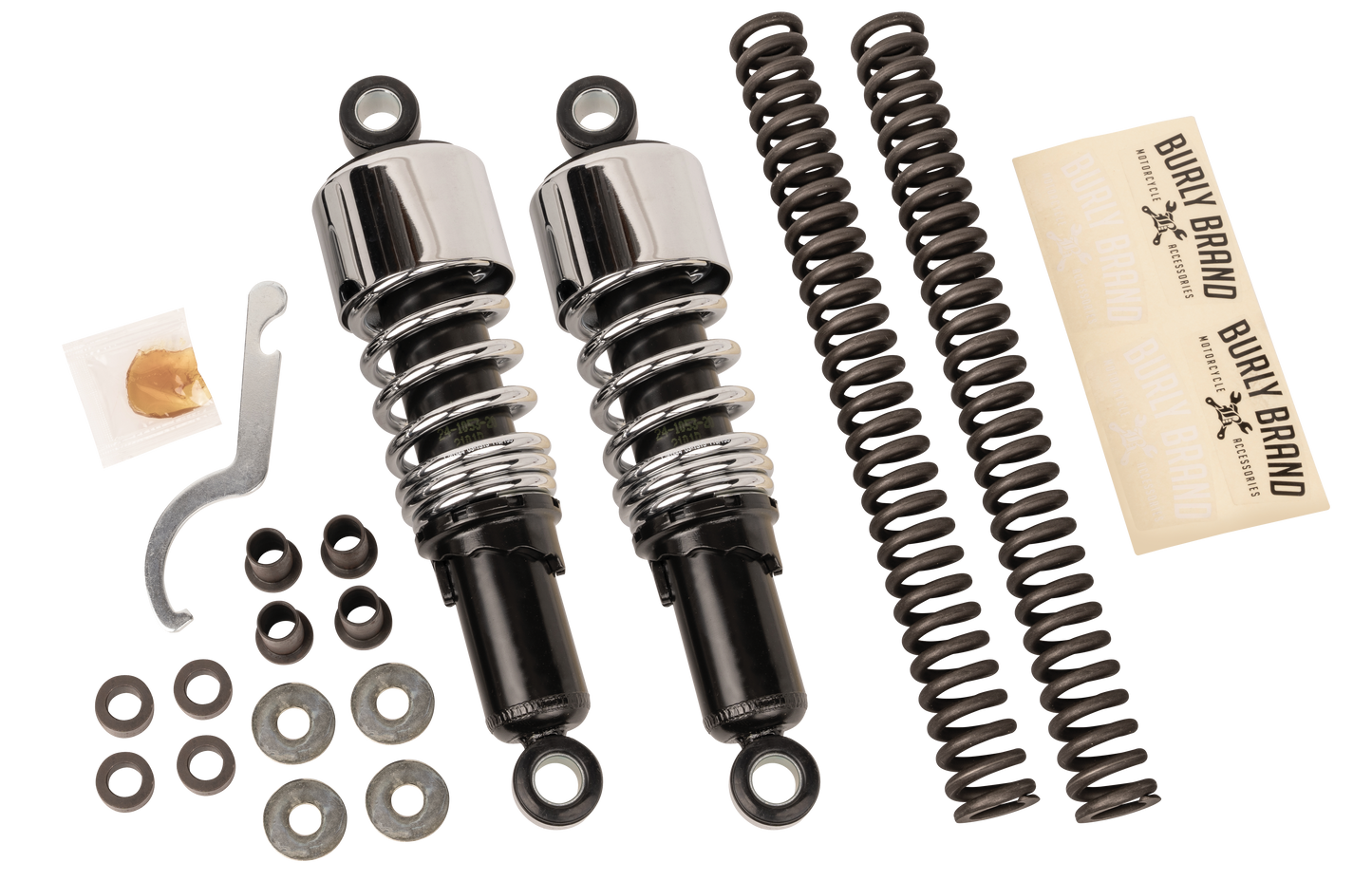 BURLY BRAND - BURLY SLAMMER KIT CHROME ST 89-99 - B28-1005