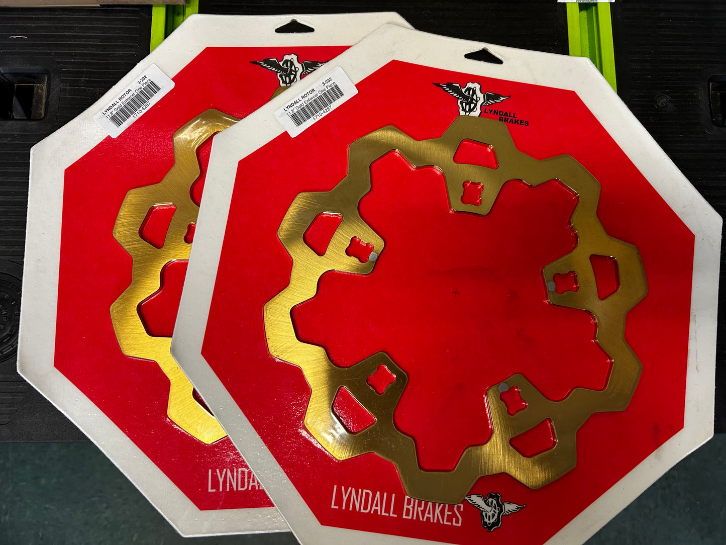 2 Lyndall Gold rotors