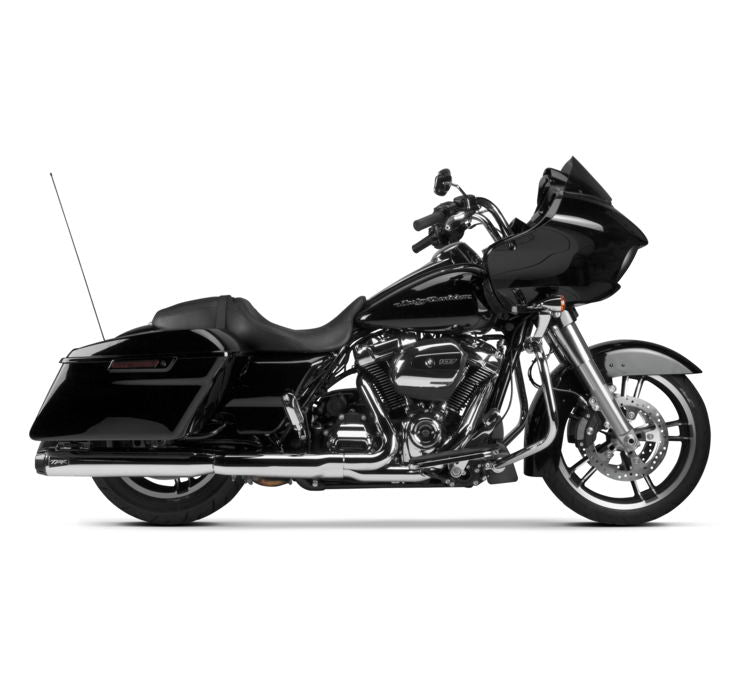 Two Bros. Comp S Slip-on Touring M8 Chrome W/Carbon End Cap 2017-2023