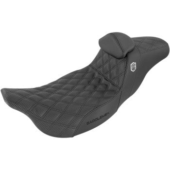 Saddlemen SDC Pro Series Grip Seat 08-23 FLT/FLH - AVAILABLE WITH CUSTOM STITCHING