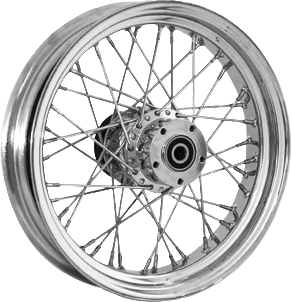HARDDRIVE - RR 40-SPK CHROME 16X3.5 BT/XL-HUB 3/4" AXL PRE 99 - 051-0246