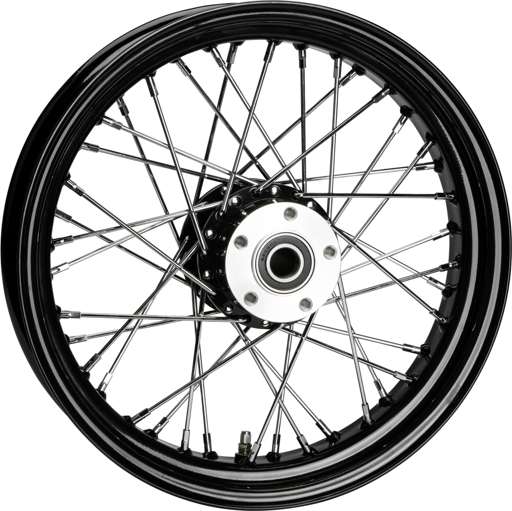 HARDDRIVE - FR 40-SPK SD BLACK 16X3.5 FLST-HUB 3/4" AXL 00 LTR - 052-02421