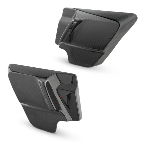 Carbon Fiber Side Covers by Arlen Ness for 2014-up FL Touring Harley Davidson