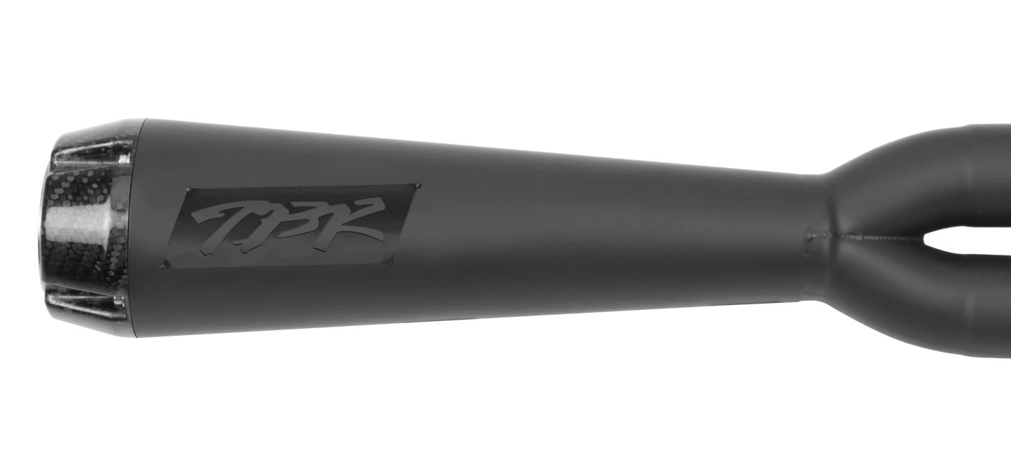 Two Bros. Comp S 2in1 Exhaust Dyna Black W/Carbon Fiber End Cap 2006-2017