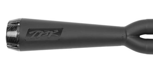 Two Bros. Comp S 2in1 Exhaust Dyna Black W/Carbon Fiber End Cap 2006-2017