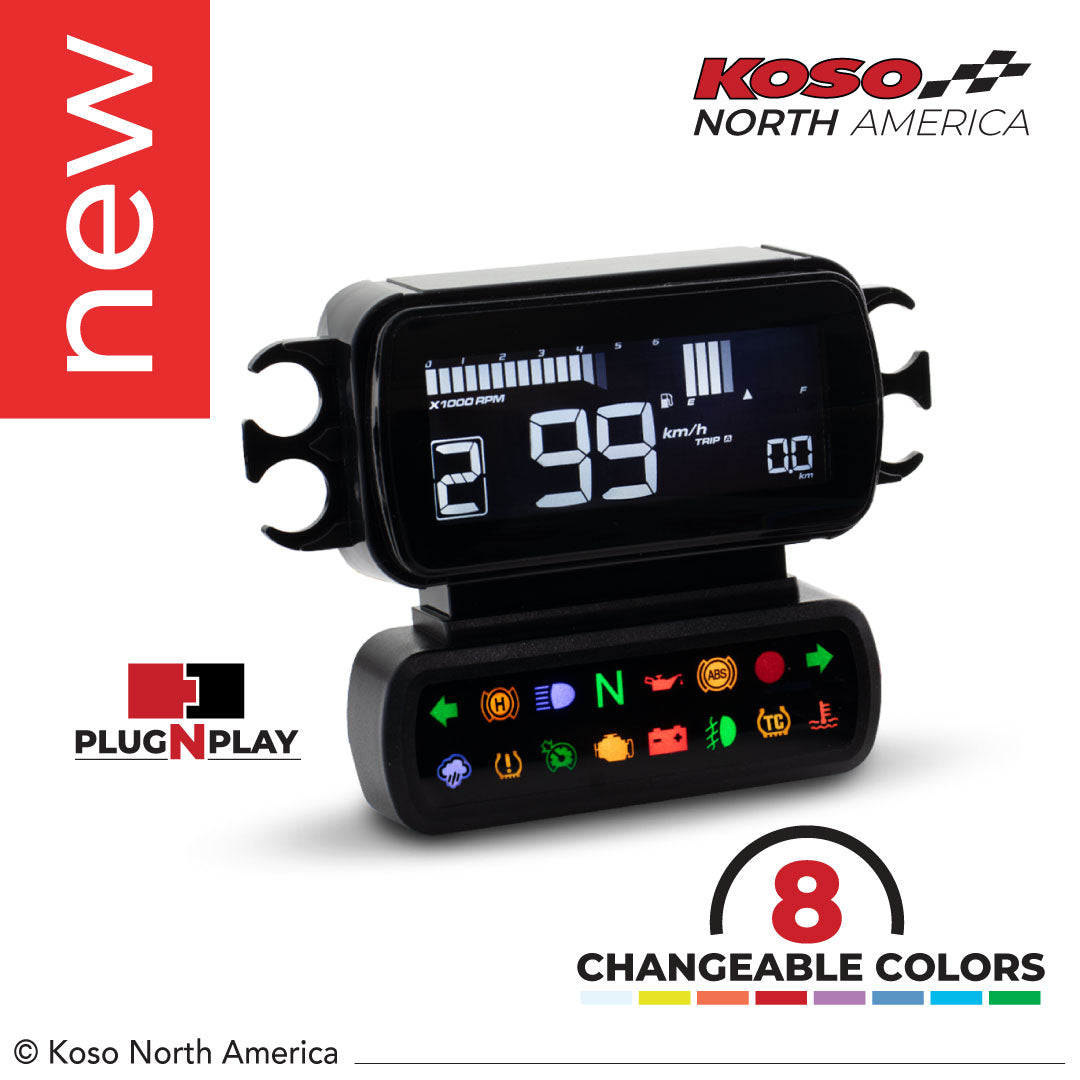 FL Touring - Digital Gauge TSC Riser and Bar combo kit