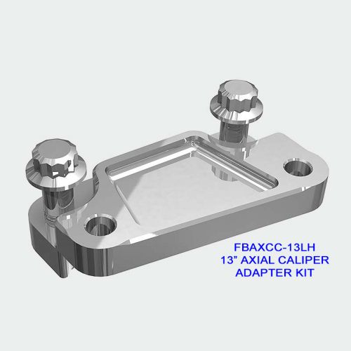 Hawg Halters Caliper 13" Left Hand For Stock Caliper Chrome