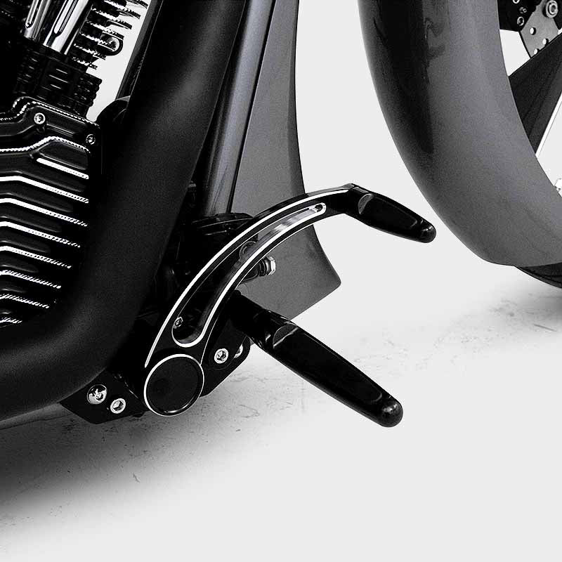 Hawg Halters Extended Forward Cntrls Black FLH 2014-2023