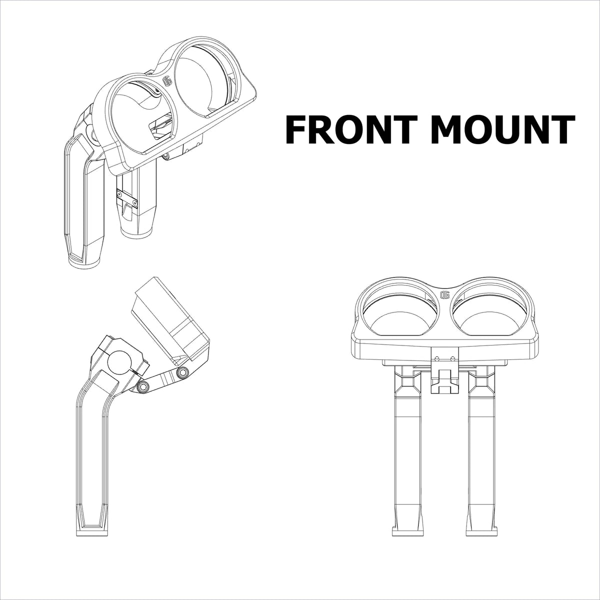 OG MOTO Road Glide Billet Gauges Bezel