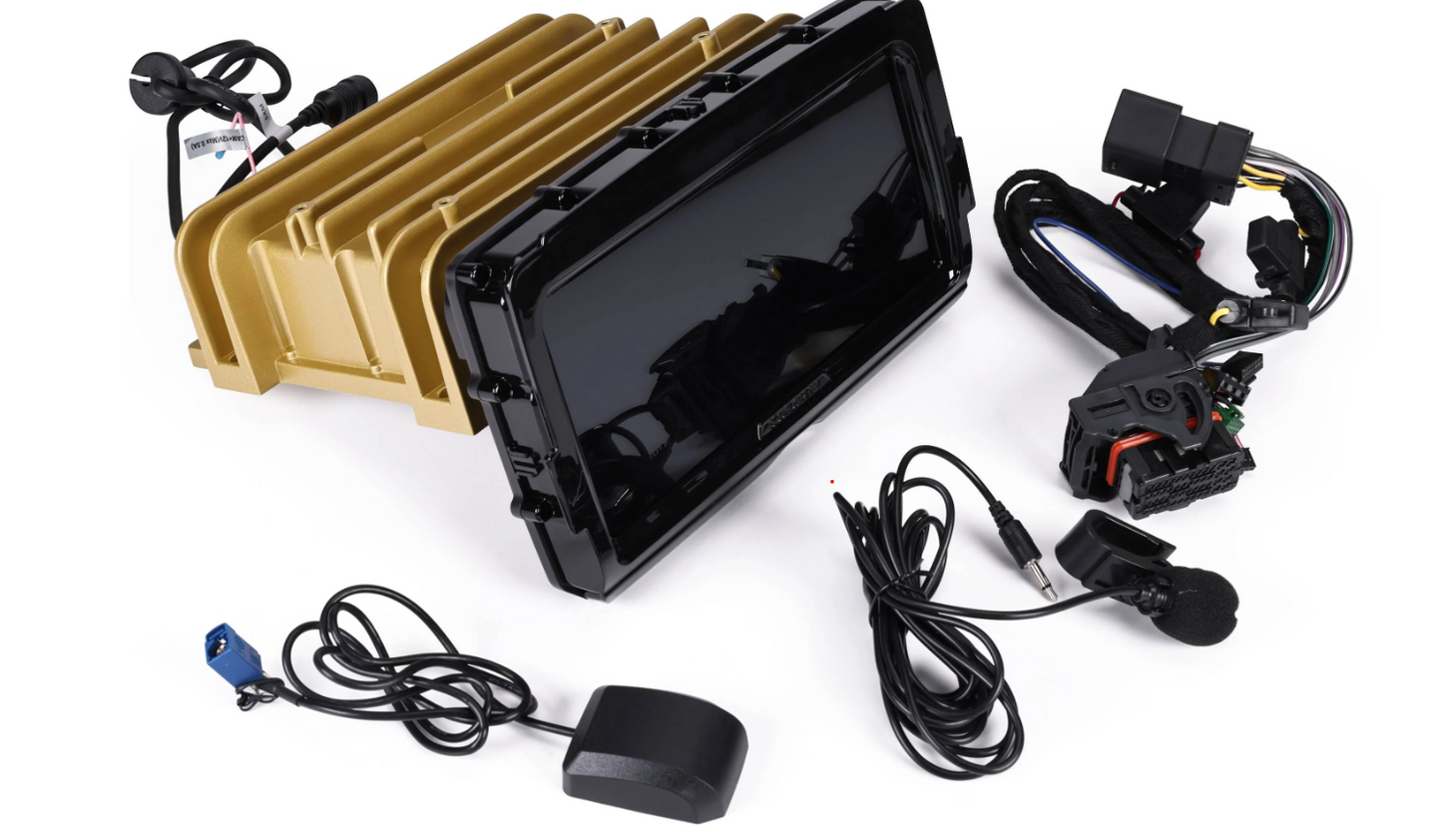 Soundstream Reserve V2 Harley Radio for Touring 2014-2025 Motorcycles. 8.3" Plug and Play w/ Apple Car Play