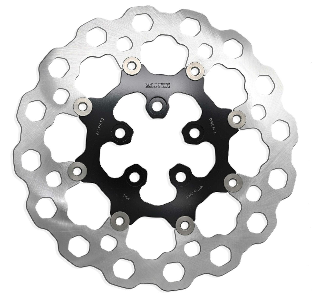 Rotor 11.8" Floating Cubiq Rr Black