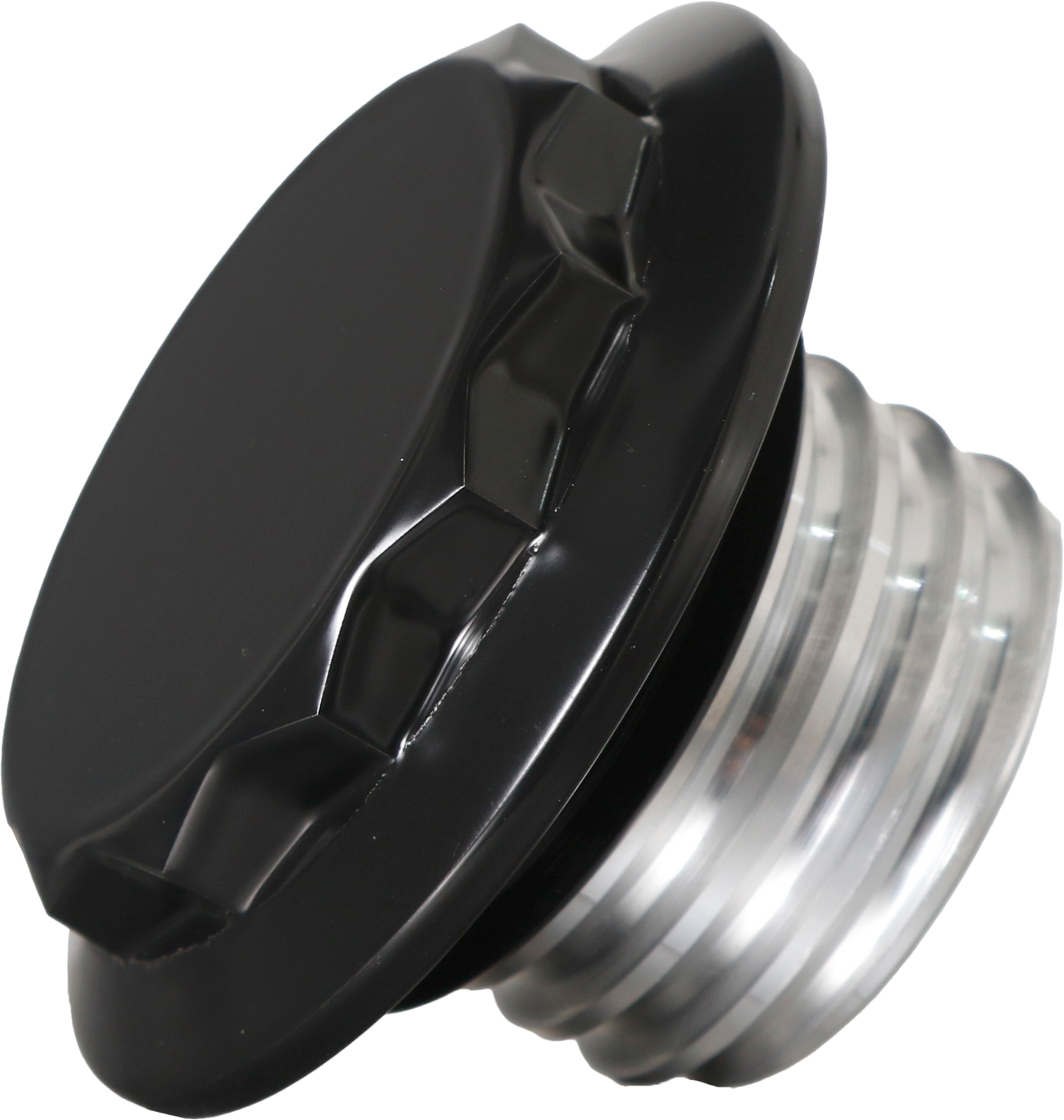 H/d Billet 12 Point Non-vented Black Fuel Cap
