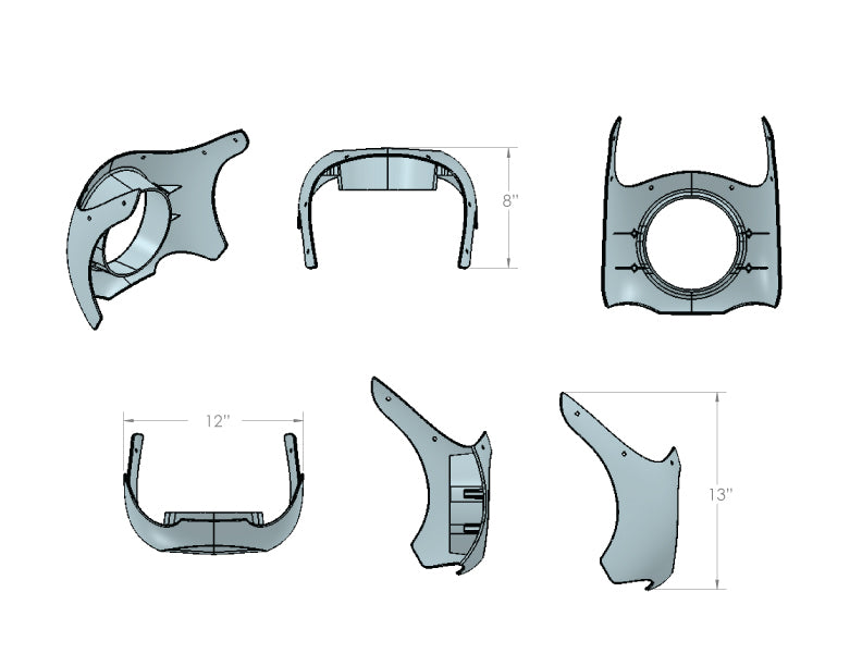 Burly Outlaw Fairing B10-0000