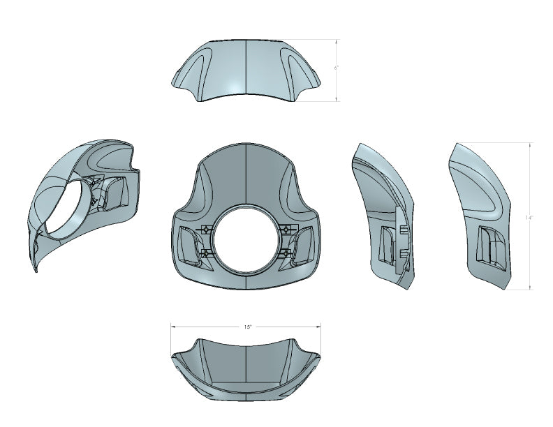 Burly Cafe Sport Fairing B10-1000