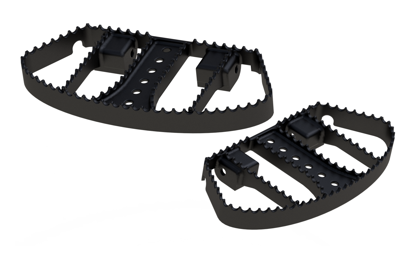 Mx Style Passenger Boards Black Flt