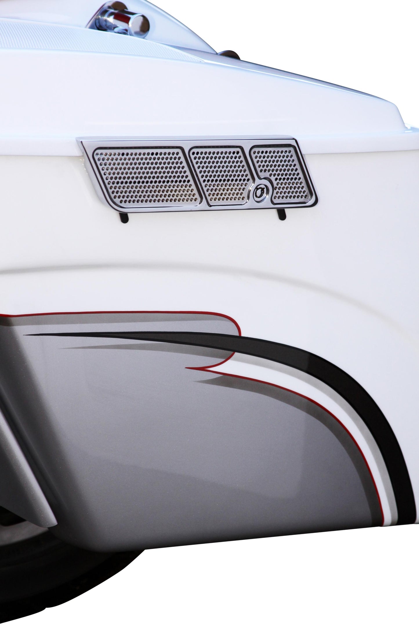 Saddlebag Latch Speed Freak Chrome `98-13 Flh/t