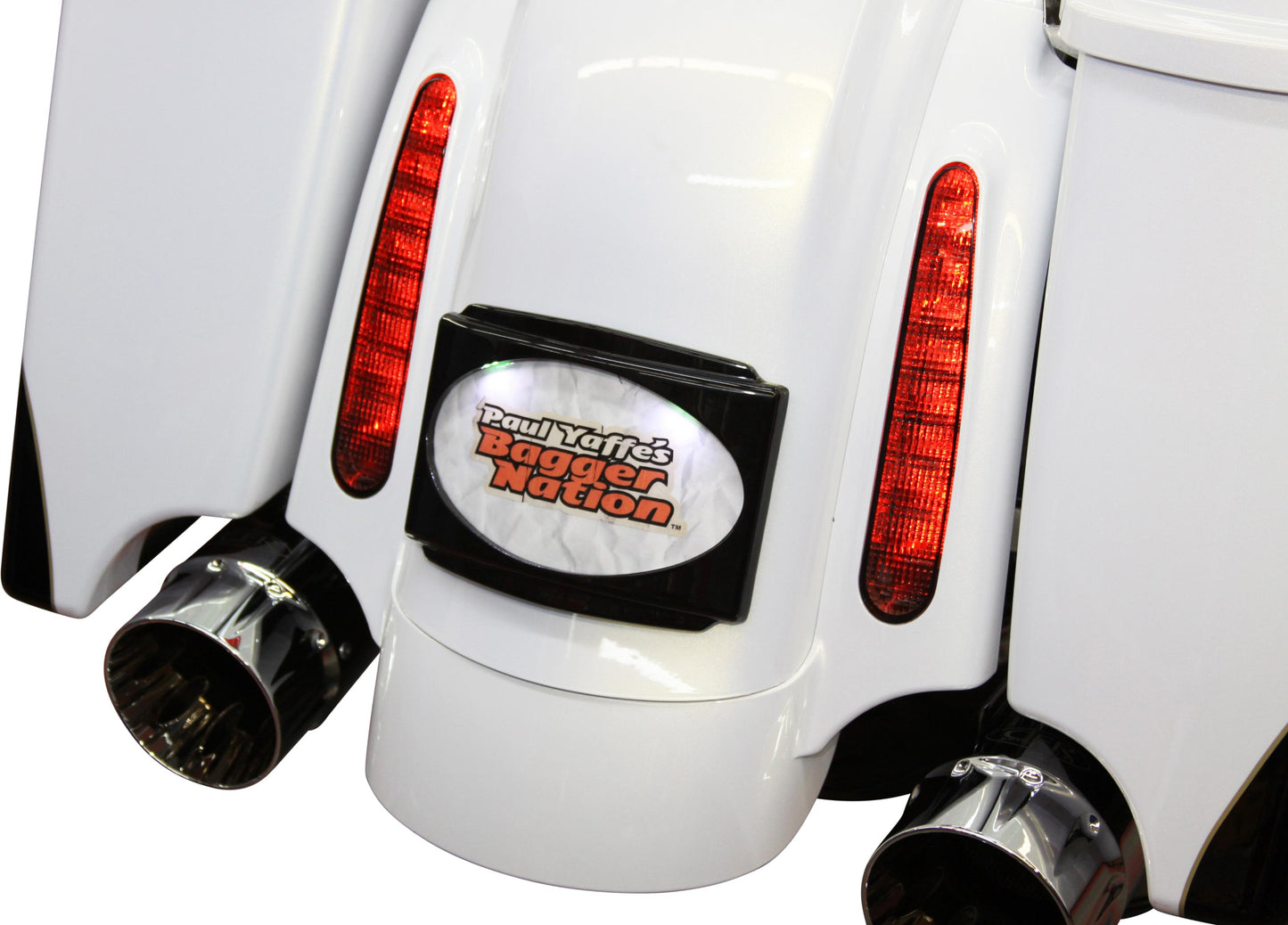 Stealth 3 License Frame Chrome For Stock Touring