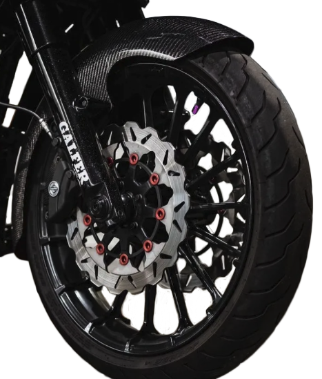 HOFMANN DESIGNS - CARBON FIBER MID-LGTH FENDER FRONT 19" FLH 86-13 - HDCF-6005