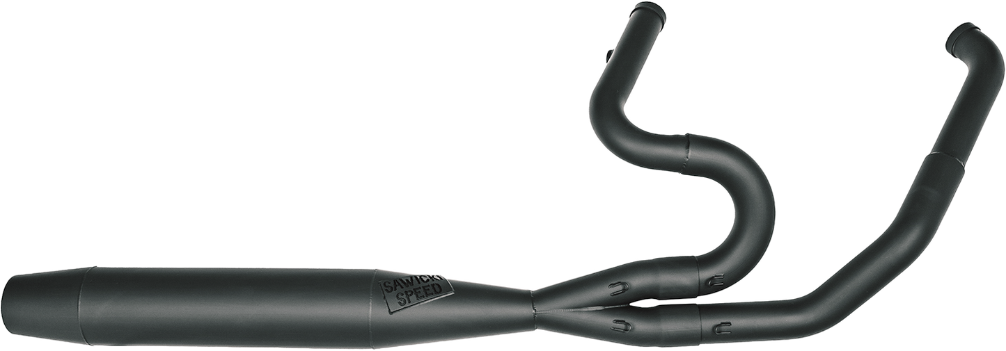 SAWICKI - 2IN1 TC FLT FULL LENGTH PIPE BLACK - 930-01086
