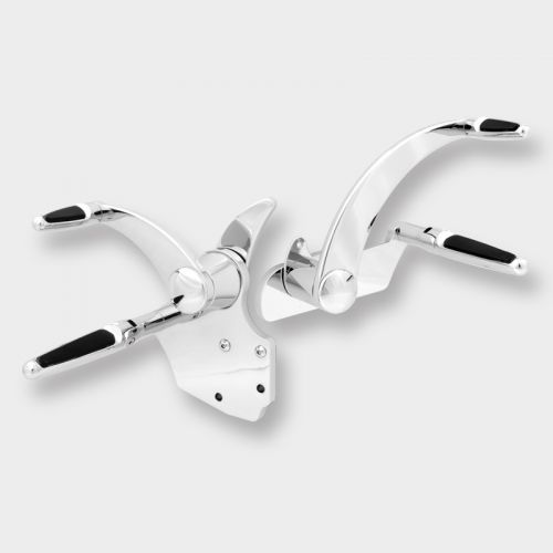 Hawg Halters Forward Cntrls Chrome Slotted FLH 2014-2023