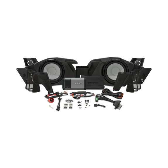 Rockford Fosgate Dual 10" Saddlebag Subwoofer Kit for 2014+ Harley-Davidson® Street Glide & Road Glide HD14-SBSUB