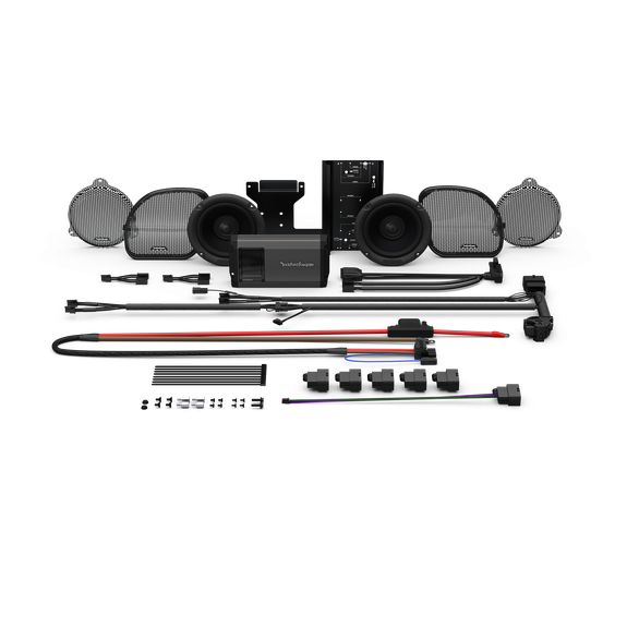 Rockford Fosgate 2014+ Harley-Davidson® Road Glide® & Street Glide® 2 Speaker & Amp Kit