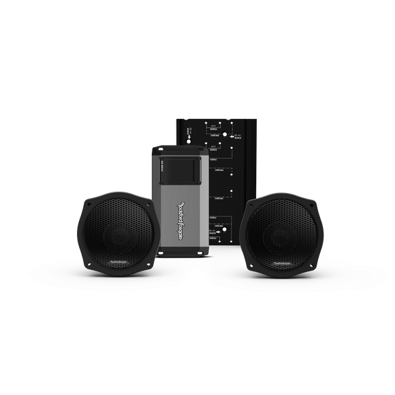 Rockford Fosgate 1998-2013 Harley-Davidson® Street Glide® Source Unit & 2 Speaker Kit Stage 1
