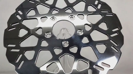DNA M-2 11.8" Front Rotors for Harley Polished or Black