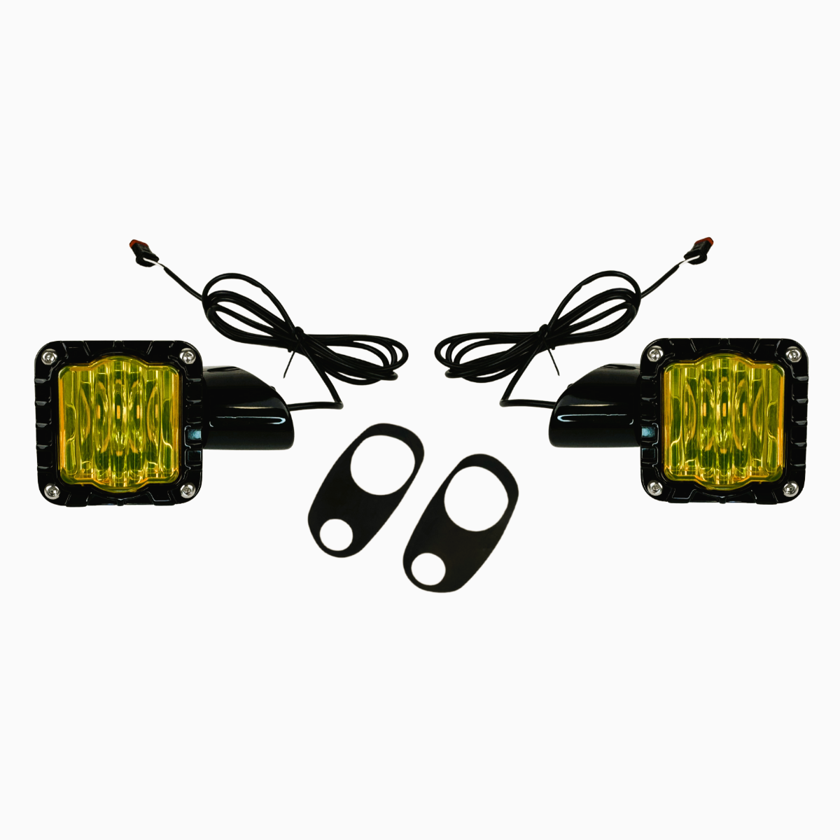 Shark Demon® SAE Selective Yellow LED Front Turn Signals for Road Glide