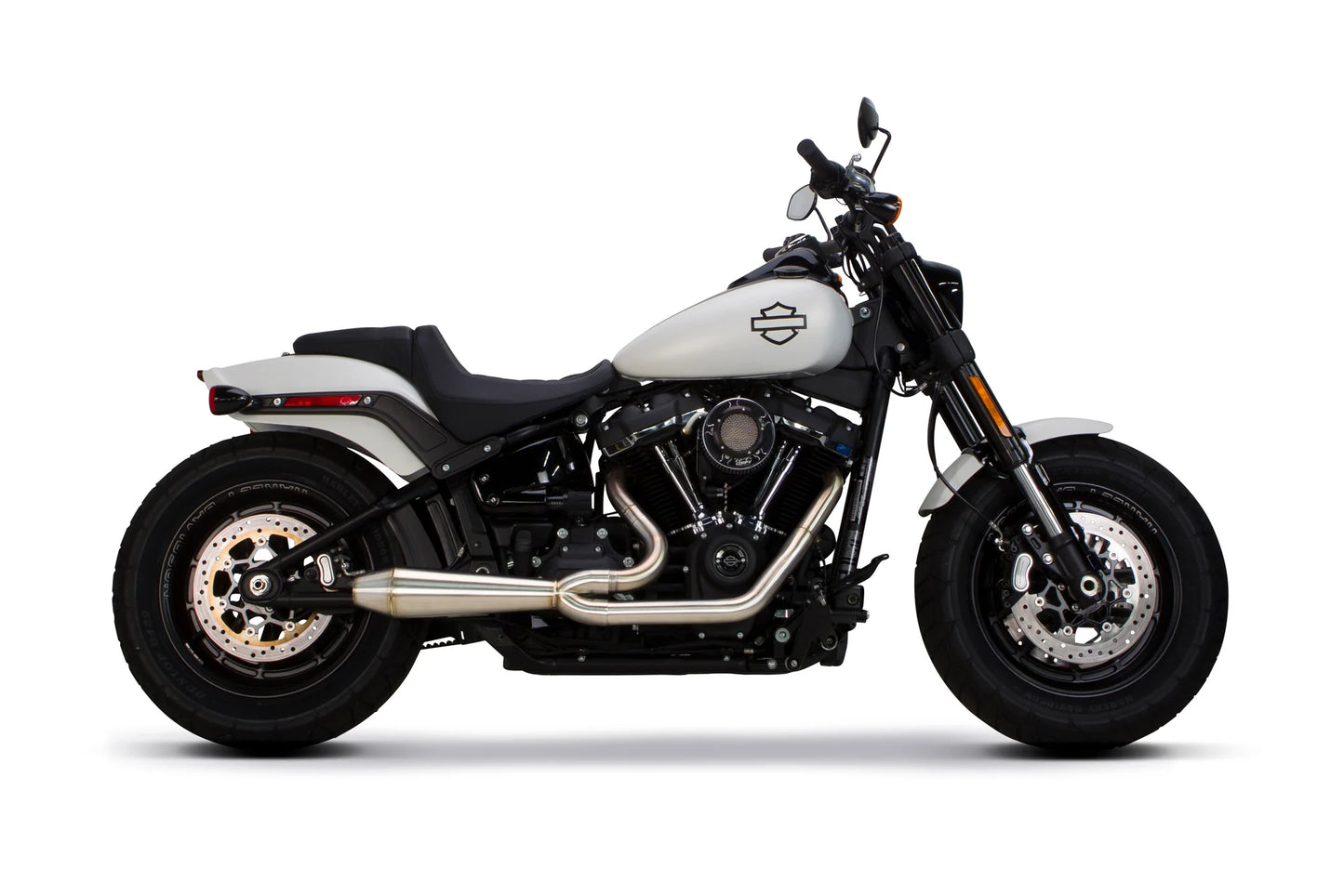 Two Bros. Comp S 2in1 Exhaust Softail Gen 2 Brushed 2018-2021