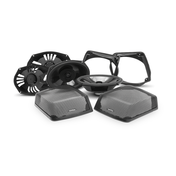 Rockford Fosgate Audio Kit for Select 1998-2013 Harley Davidson Road King Motorcycles