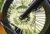 Fat Spoke 21 x 3.5" Front Wheel Packages - Chrome or Black