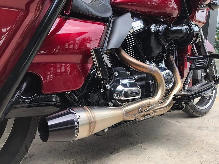 Sawicki Speed Shop 2 in 1 Shorty Cannon Exhaust For Harley Touring - All years and Finishes