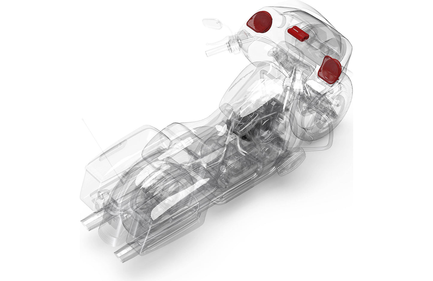 Rockford Fosgate 2014+ Harley-Davidson® Road Glide® & Street Glide® 2 Speaker & Amp Kit