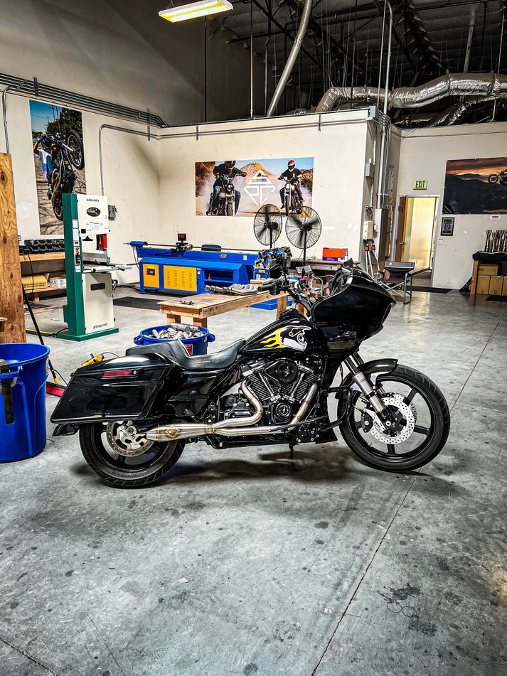 SPC Big Bore 4.5 Stainless 2 into 1 for 2018-up Harley M8 Touring