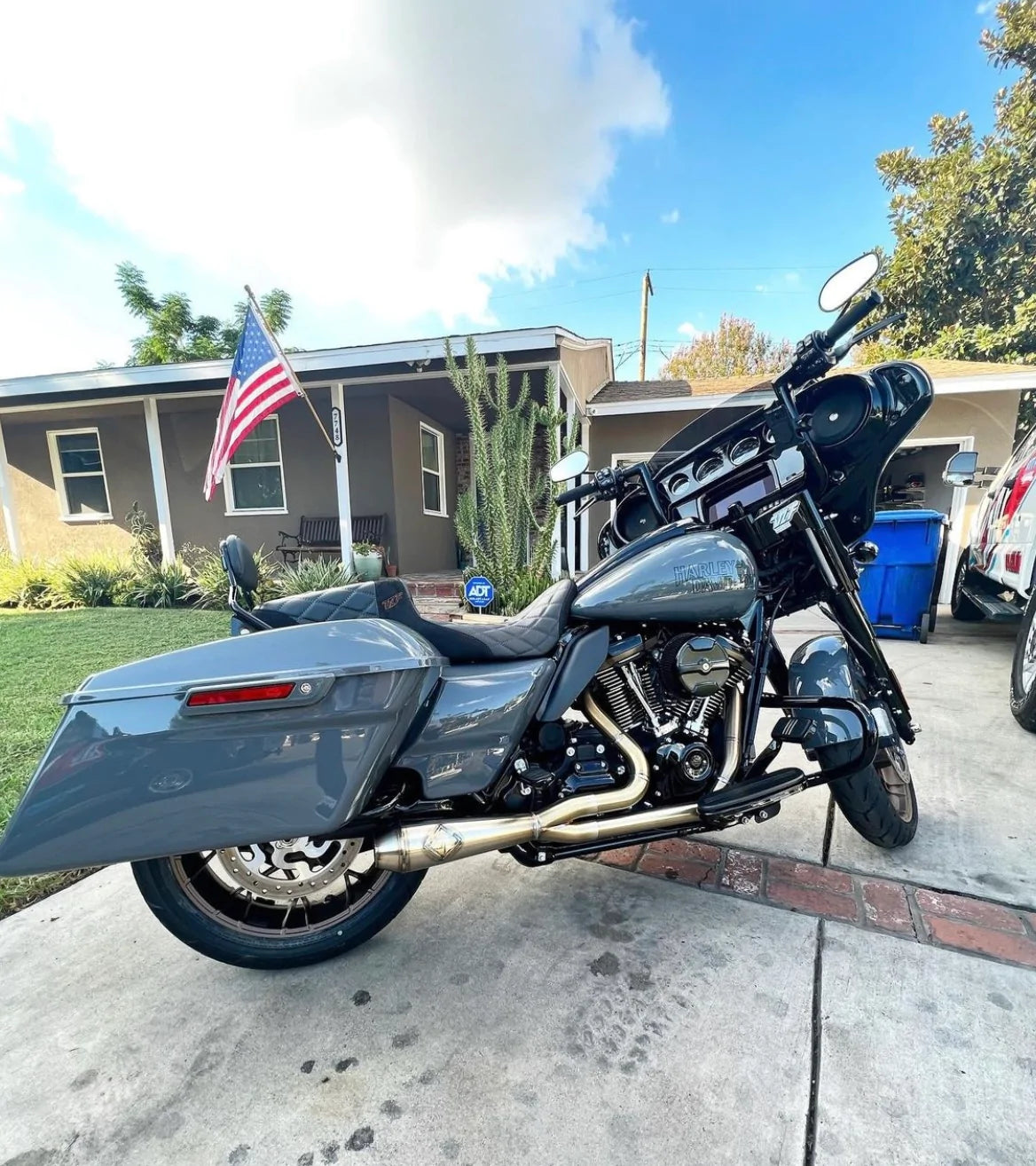 SPC Lanesplitter Stainless 2 into 1 for 2018-up Harley M8 Touring