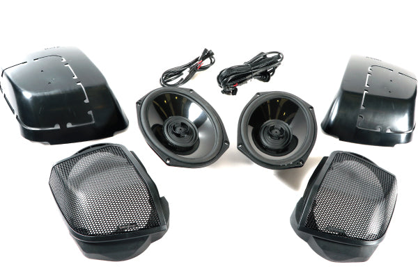 Rockford Fosgate Power Harley-Davidson® Saddlebag Audio Kit for 1998-2013 FL Models