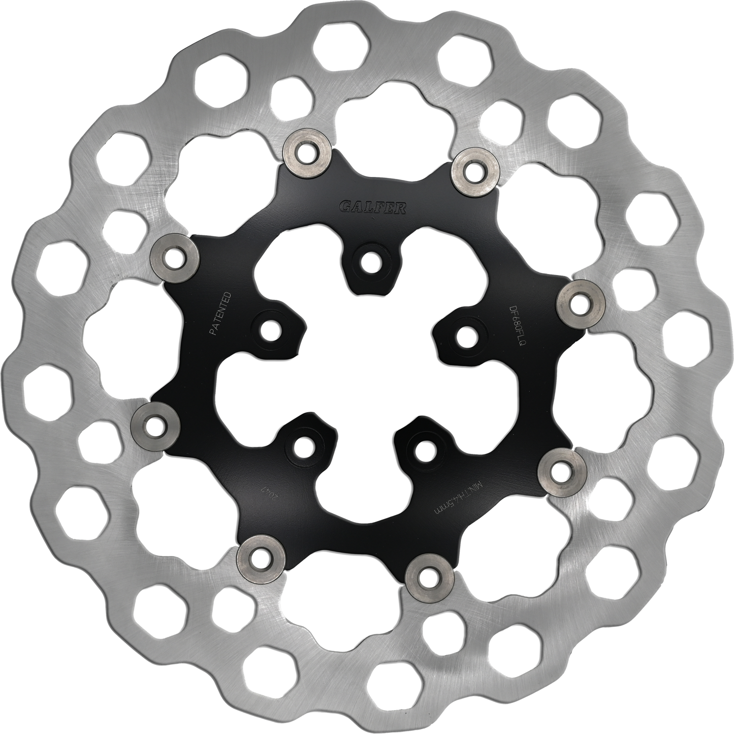 Rotor 11.5" Floating Cubiq Fr Black