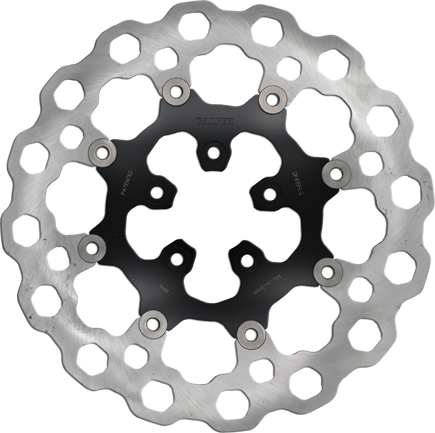 Rotor 11.8" Floating Cubiq Fr Black