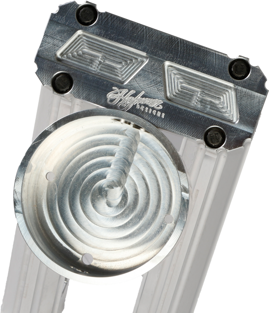 Hofmann HD Billet Speedo Mount Raw Requires Hofmann Risers - Raw