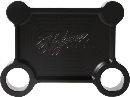 Hofmann Designs Harley Billet Pull Back Plate Raw Batwing