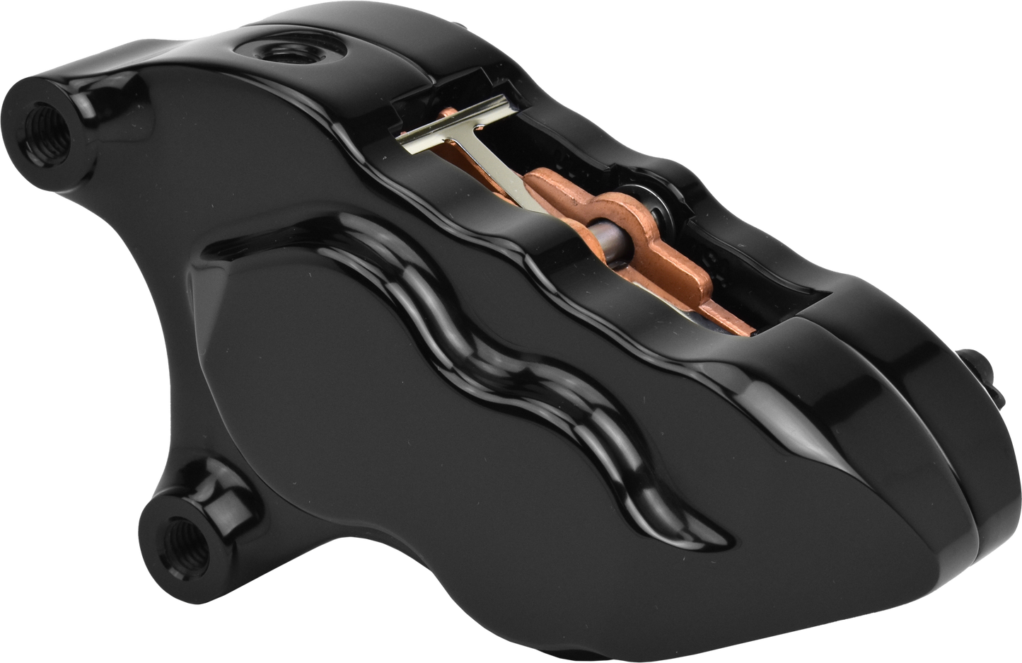Hawg Halters 4 Pist Rear Caliper Kit Black Dyna 2006-2023