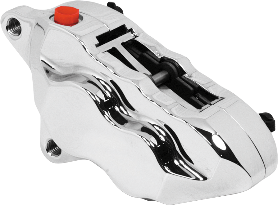 Hawg Halters 4 Piston Front Caliper L/h Chrome W/ 11.5" Rotor 2000-2015