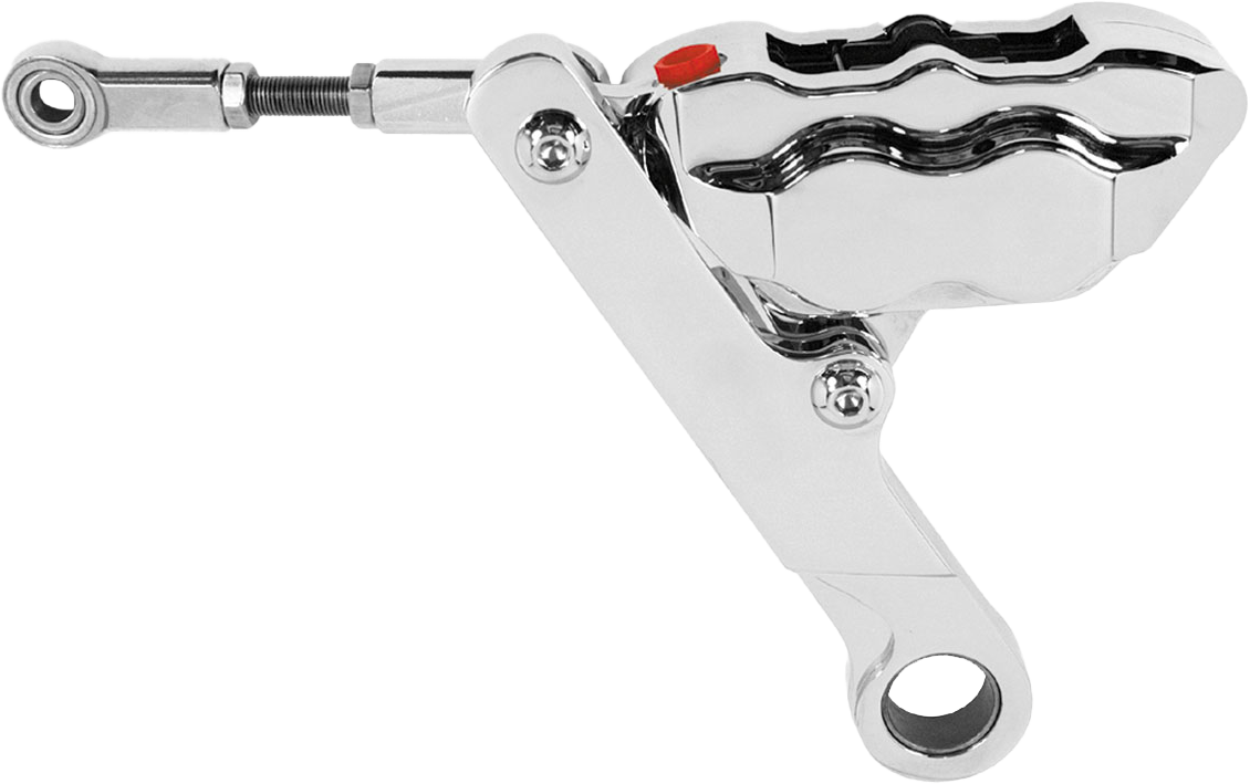 Hawg Halters 4 Piston Front Brake Kit Flsts Chrome 1997-2003