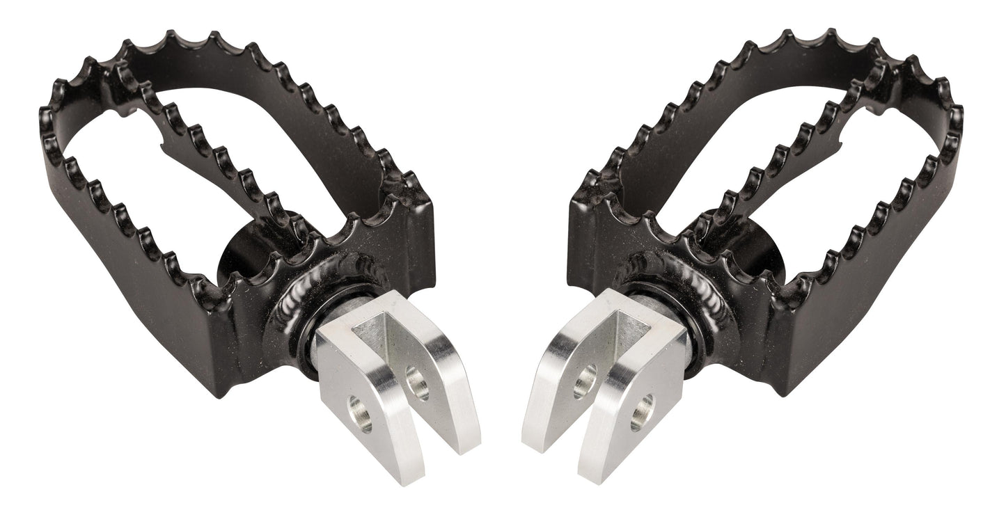 Mx Style M8 Pass Footpegs Black