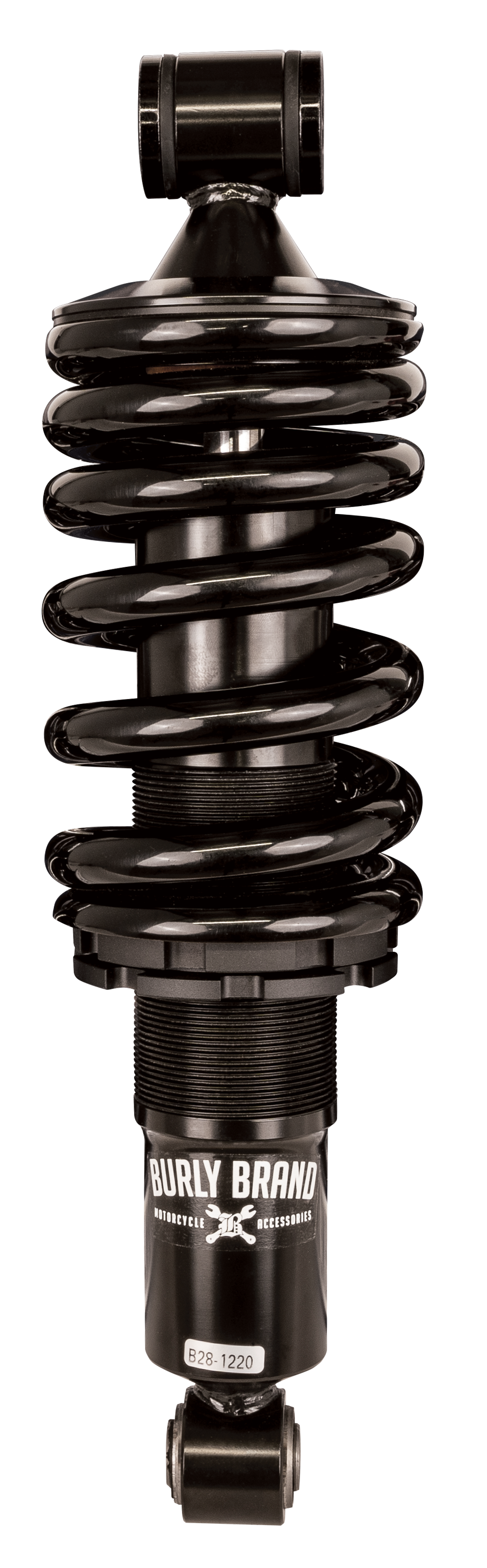 Burly 12.2" Slammer Shock Harley M8 Softail - Black