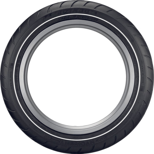 Tire American Elite Rear MT90B16 74H Narrow White Wall