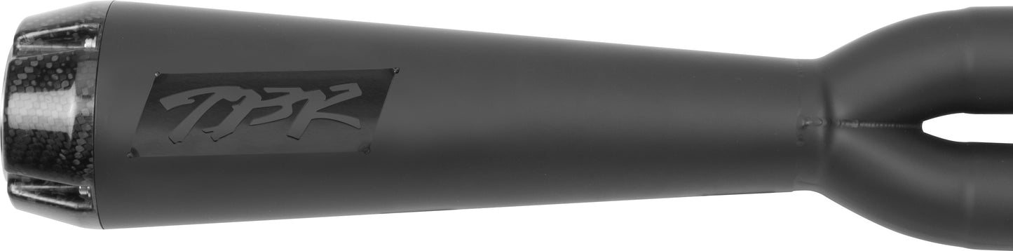 Two Bros. Comp S 2in1 Carbon Tip FL Softail Black 2018-2023