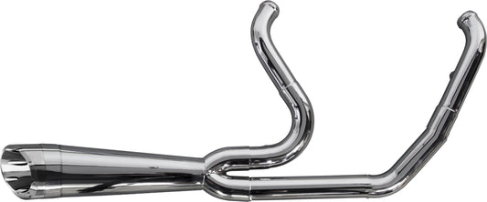 Two Bros. Comp S 2in1 Exhaust Softail M8 Polished W-turnout 2018-2022