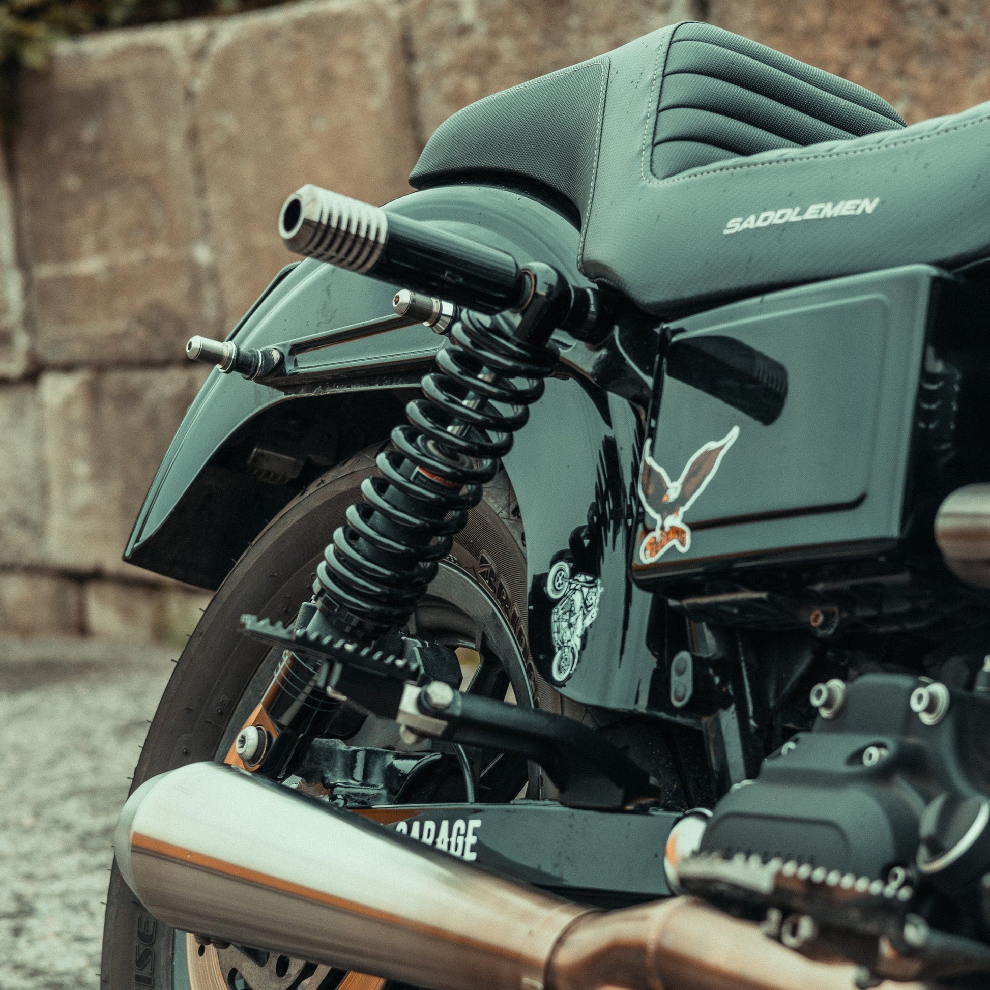 OG Harley-Davidson Dyna Rear Shock Sliders